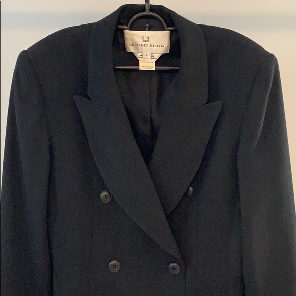 100% Wool Alfred Sung Blazer - Picture 2 of 5